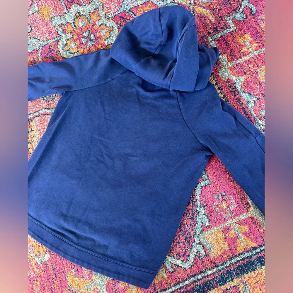 Nike | Women’s Dark Blue Funnel Neck Pullover Sweatshirt Side Pockets Size S